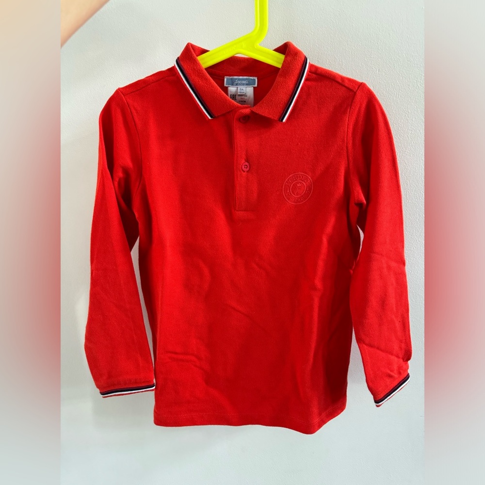 Jacadi long sleeve polo